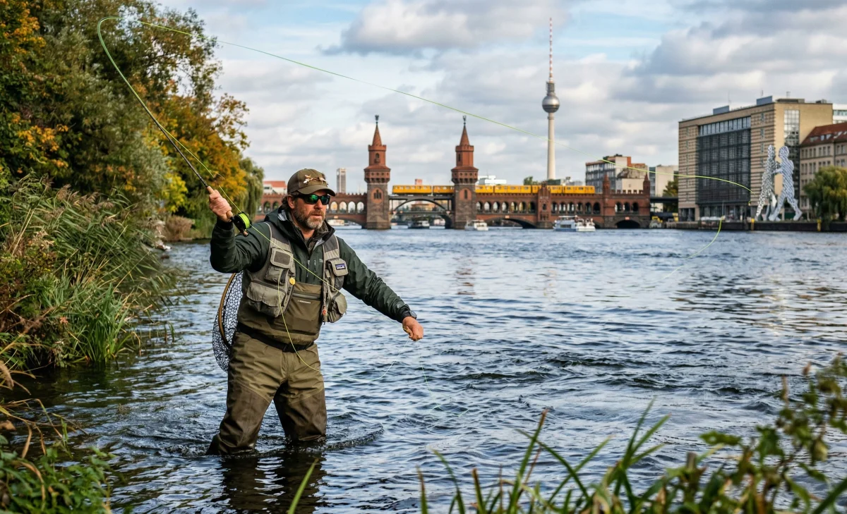 Fliegenfischen in Berlin und Brandenburg: Reviere, Taktik und Bestimmungen