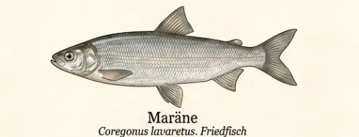 Maräne – Wissenschaftliche Illustration