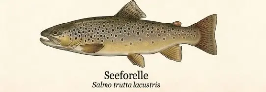 Seeforelle – Wissenschaftliche Illustration